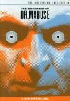 Testament Of Dr Mabuse DVD (Criterion Collection)