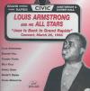 Louis Armstrong & His All Stars - Jazz Is Back In Grand Rapids CD