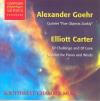 Carter / Goehr / Southwest Chamber Music Ensemble - Alexander Goehr Elliott Cart