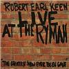 Keen, Robert Earl - Live At The Ryman CD