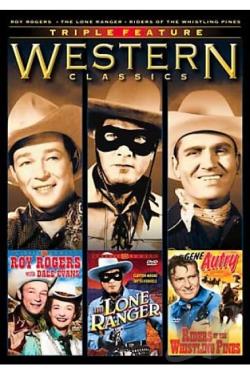 Westerns Classics Triple Feature (Roy Rogers with Dale Evans / The Lone Ranger / Riders of the Whistling Pines) movie